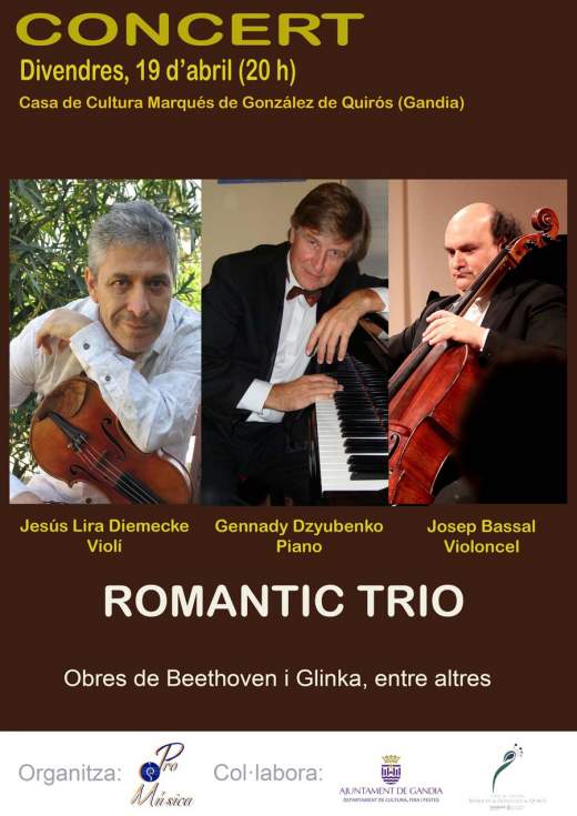 Romantic Trio en los conciertos ProMúsica